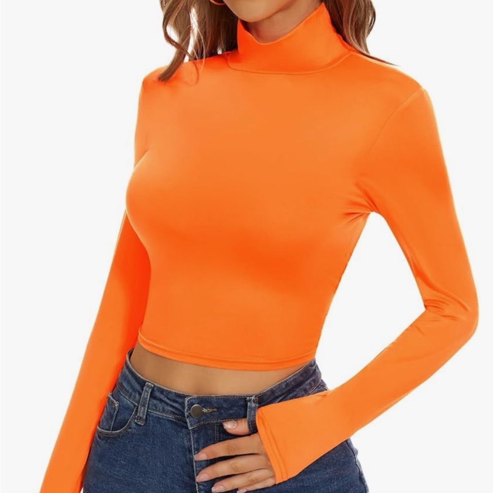 Zara Orange Crop Top 🧡
